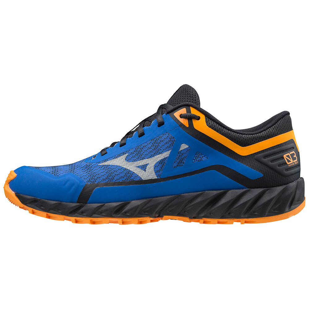 Zapatillas Trail Running Mizuno Wave Ibuki 3 Hombre Azules/Naranjas España XIGB-23906